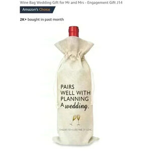 Beige Wine Bottle Bag, Unbranded, Gift Bag,‎ 750ml, Beige